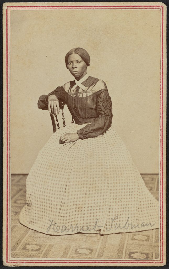 Original reference photo of Harriet Tubman, believed to have been taken in 1868
